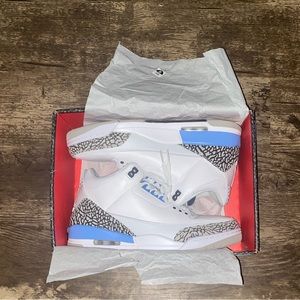 Jordan UNC 3s men’s size 12